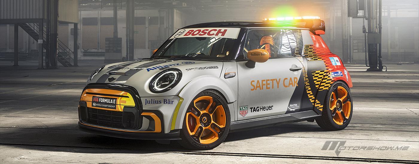 The First Mini Electric Pacesetter Inspired By Jcw Is The New Fia Formula E Safety Car