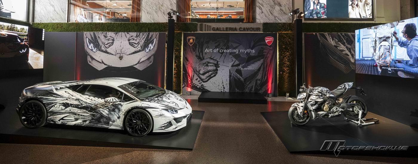 “Art Of Creating Myths”: Automobili Lamborghini and Ducati Join to Celebrate the Art of Paolo Troilo