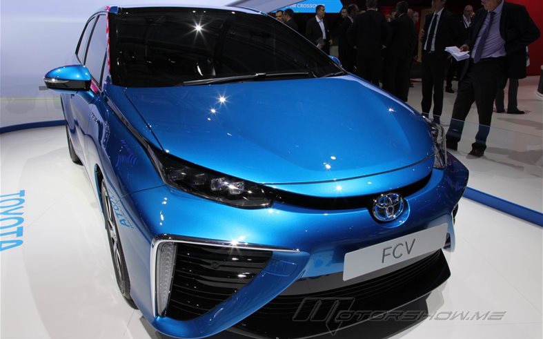 Toyota 2015 FCV, a zero emission electric vehicle