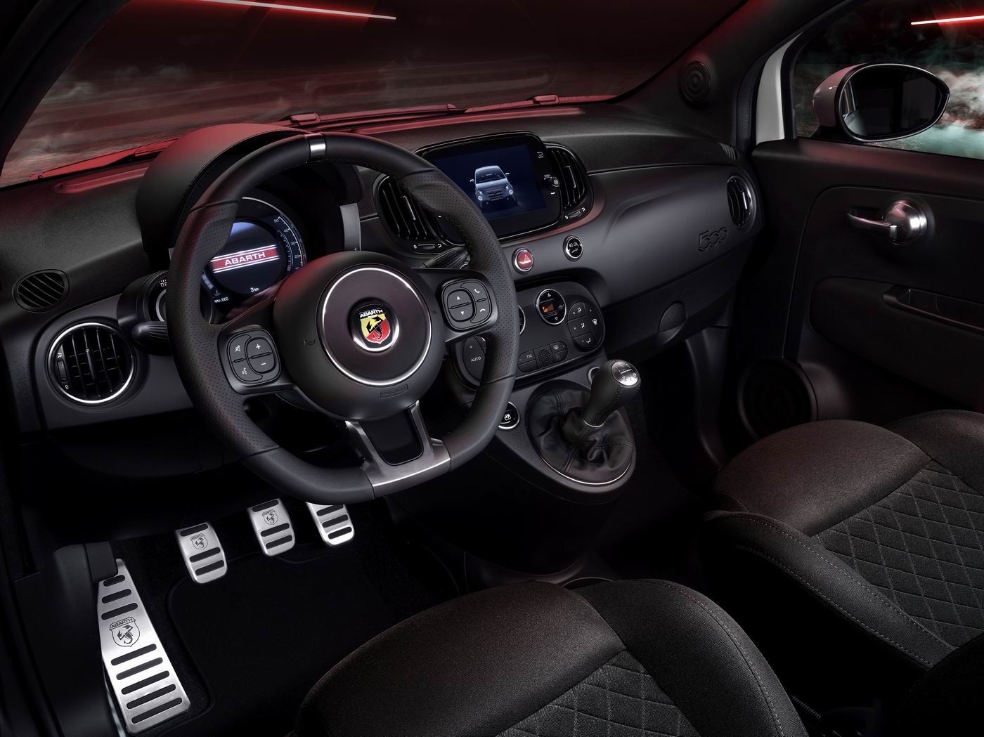 2022 Fiat 500 Abarth 695 Interior Driving 